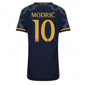 Real Madrid Luka Modric #10 Koszulka Wyjazdowych Kobiety 2023-24 Krótki Rękaw